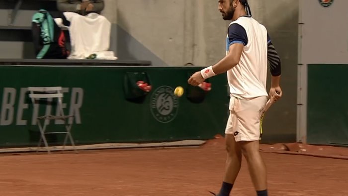 roland garros finisce il sogno del napoletano giustino