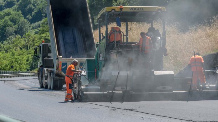 a montecorvino rovella e olevano sul tusciano i lavori sulla sp 428