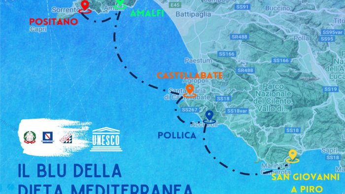 la divina e il cilento unite per l itinerario il blu della dieta mediterranea