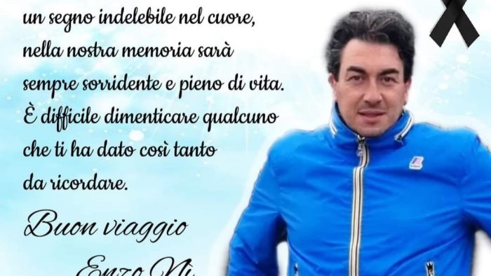 gesualdo piange enzo nitti oggi e lutto cittadino silenzio e preghiere