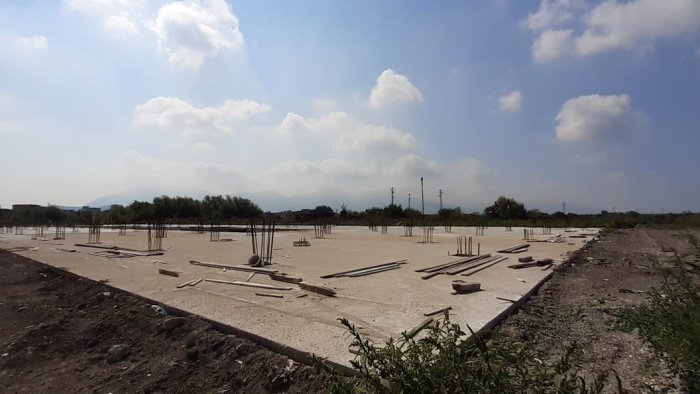 continuano i lavori di realizzazione della citta della scuola di sarno