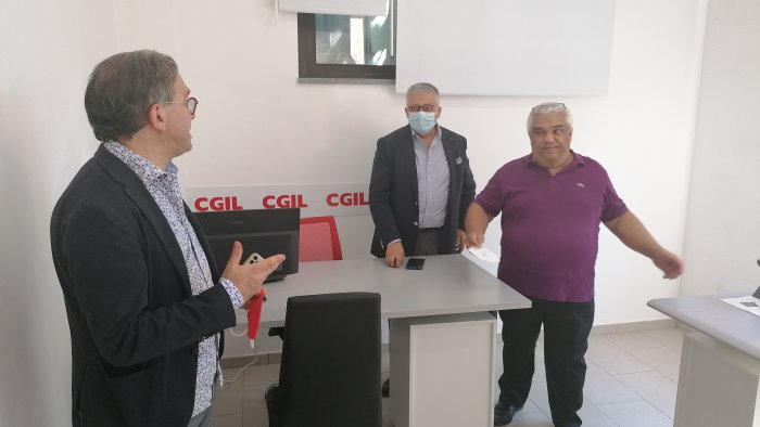 minori e cava inaugurate le due nuove sedi della cgil