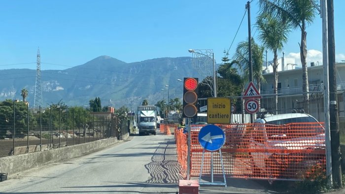 san marzano sul sarno partiti i lavori pubblici sulle arterie provinciali