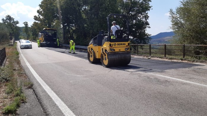 prosegue l intervento di manutenzione del viadotto sele