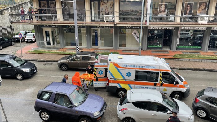 avellino paura in via circumvallazione due incidenti nel giro di poche ore