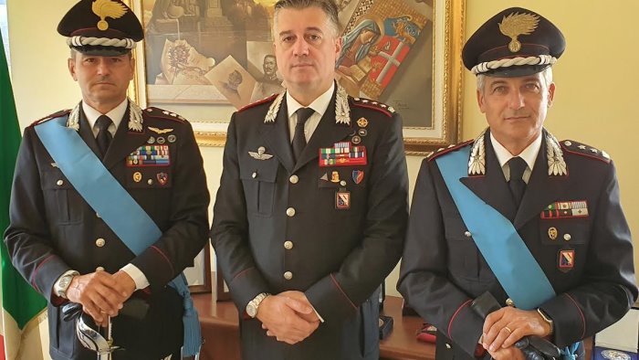 carabinieri avellino arrivano i nuovi colonnelli santagata e consales