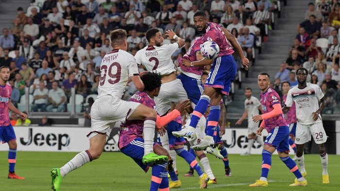 juventus salernitana 2 2 il tabellino ed i voti