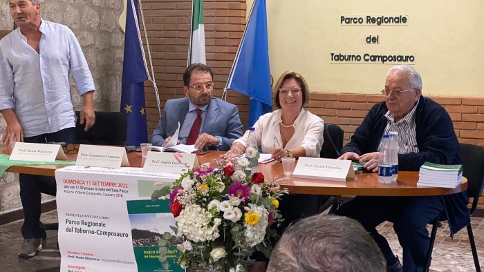 taburno camposauro presentato il primo libro sul parco