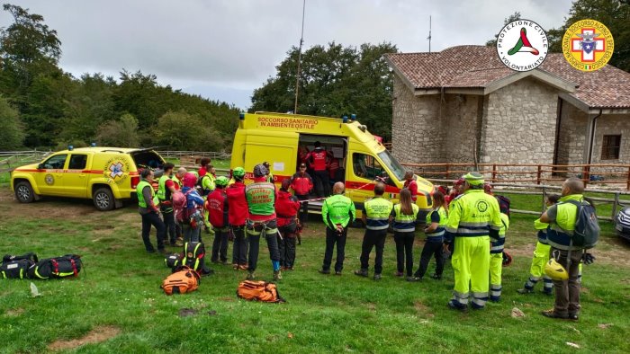 ricerca e soccorso di due persone maxi esercitazione a corleto monforte