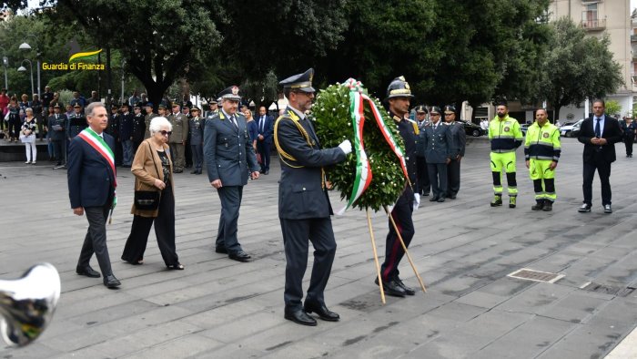 eboli omaggio al maresciallo della finanza trucidato dai nazisti