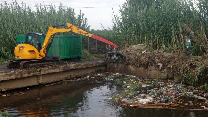 manutenzione canali e corsi d acqua sul territorio san marzano in prima linea