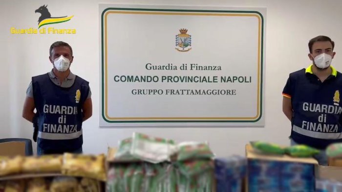 la guardia di finanza sequestra oltre 1 tonnellata di sigarette di contrabbando