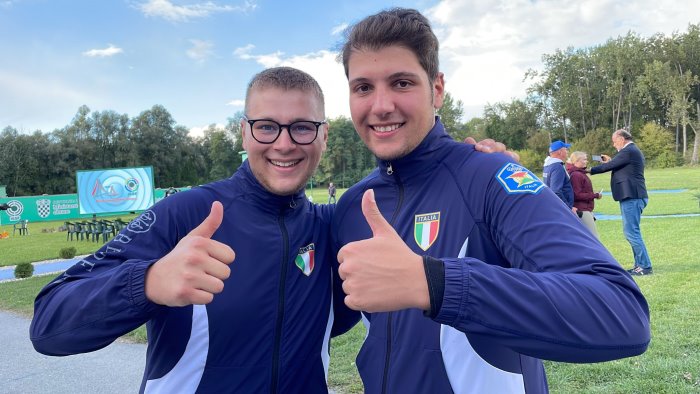 tiro a volo azzurrini da urlo al mondaile junior di fossa oro per barletta