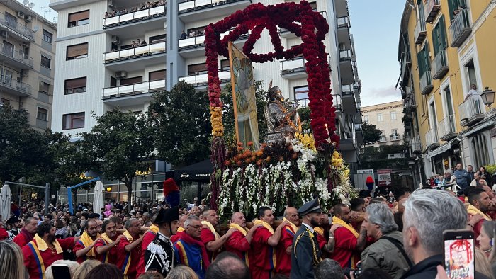 bagno di folla per san matteo il sindaco e stata una festa meravigliosa