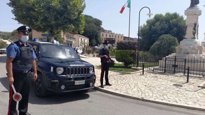 controlli nei cantieri a san giorgio la molara due denunce