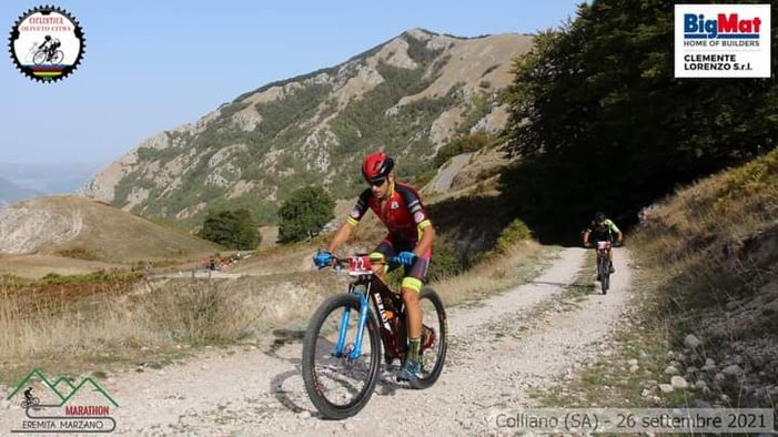 marathon granfondo in tandem sui monti eremita e marzano