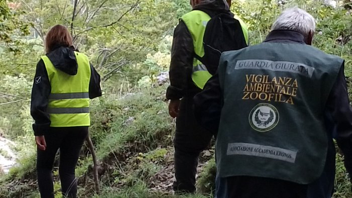 nuovi controlli sui monti picentini identificate 14 persone diverse sanzioni