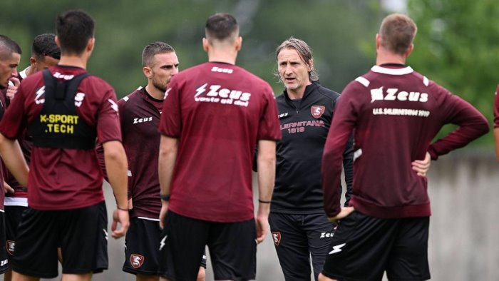 salernitana domani la rifinitura in vista della juventus ai box in quattro