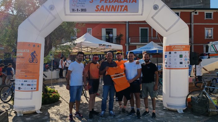 nuovo pedale sannita la pedalata sulle colline sannite un grande successo