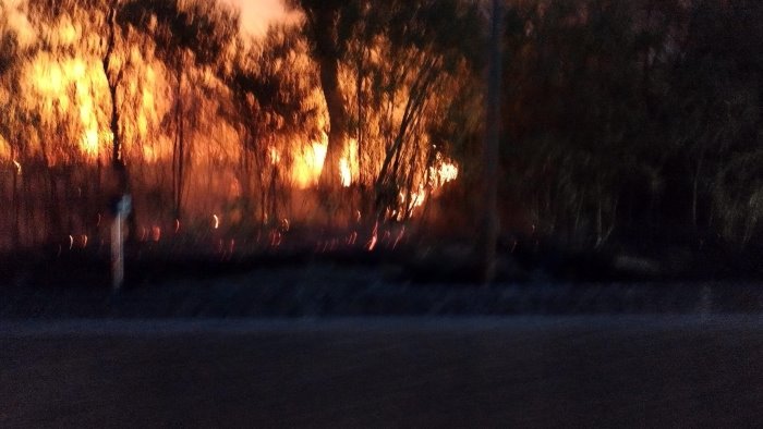 sterpaglie in fiamme numerosi gli interventi dei vigili del fuoco nel sannio