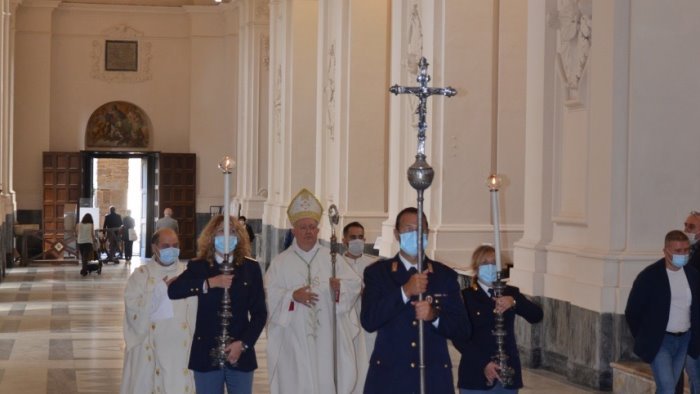 salerno san michele arcangelo la polizia pronta a festeggiare il suo patrono