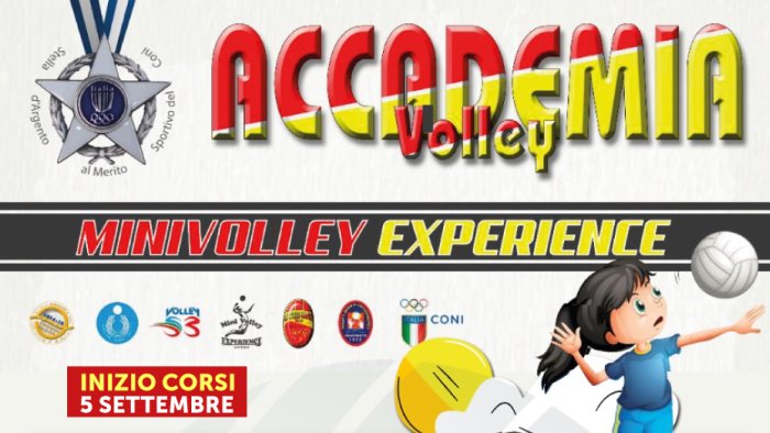 accademia volley dal 5 settembre tornano i corsi di minivolley