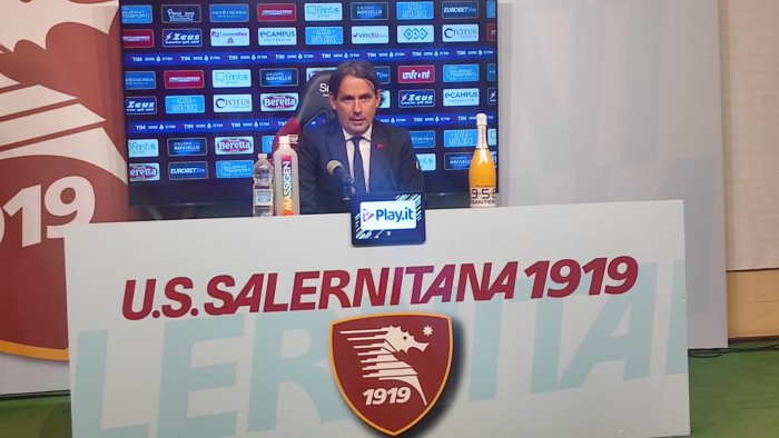 salernitana inter 0 4 inzaghi ringrazio i tifosi che ci hanno sostenuto