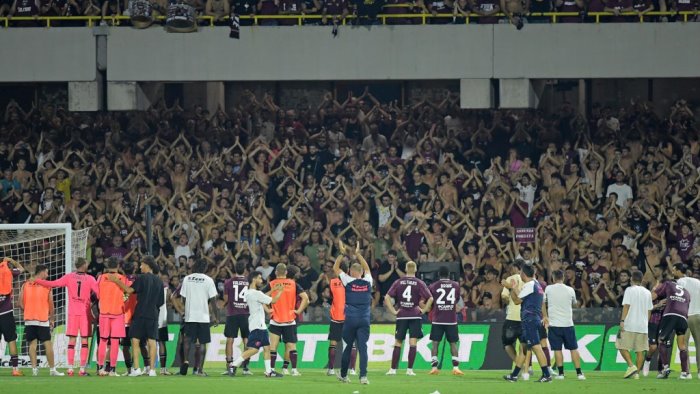 ufficiale salernitana ecco le gare omaggio per gli under14