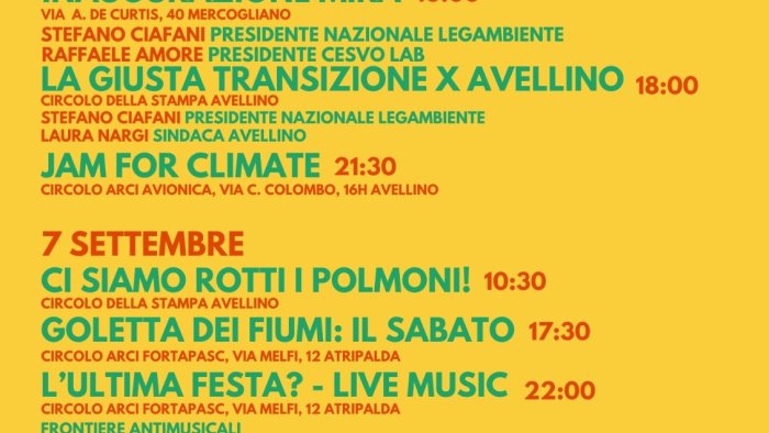 legambiente avellino presenta la quarta edizione di festambiente