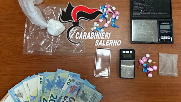 nocera inferiore spaccia droga arrestato pusher