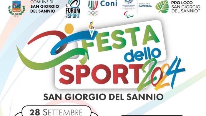 il 28 al via la festa dello sport 2024 all insegna dell inclusione e formazione