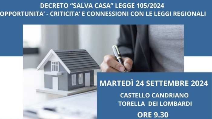 torella dei lombardi seminario sul tema salva casa