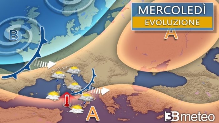 tempo decisamente movimentato nei prossimi giorni ecco cosa si prevede