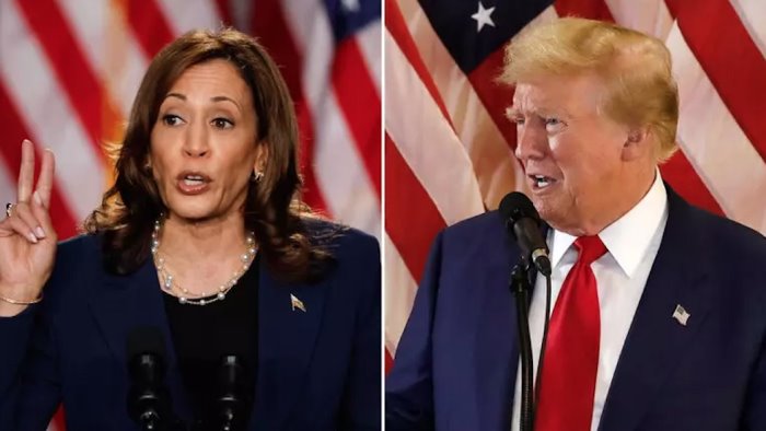 kamala harris sorpassa trump nei sondaggi nuovo scenario a 40 giorni dal voto