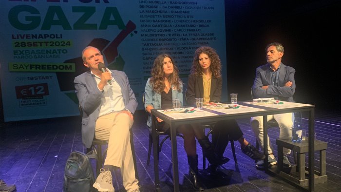 life for gaza say freedom concerto di pace all ex base nato di bagnoli