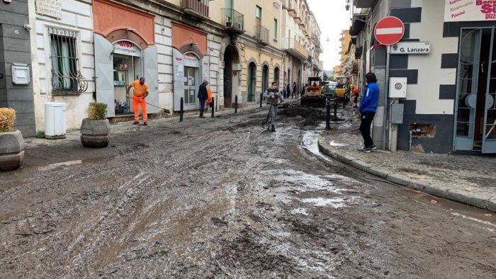 maltempo a sarno e residenti evacuati sirica manutenzione assente