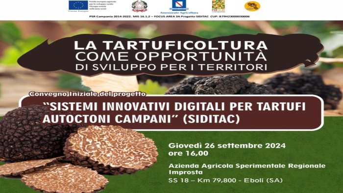 la tartuficoltura come opportunita di sviluppo dei territori domani il convegno