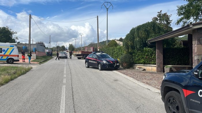 tragedia a sant angelo dei lombardi anziano investito da un camion muore