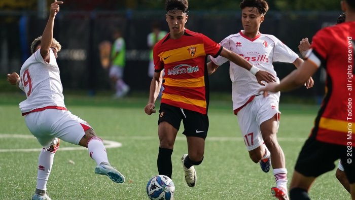 benevento le foto del match della primavera col bari