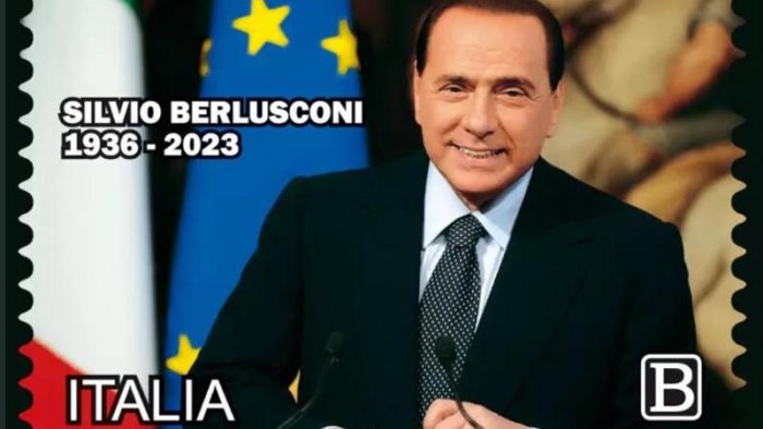 poste italiane dedica un francobollo commemorativo a silvio berlusconi