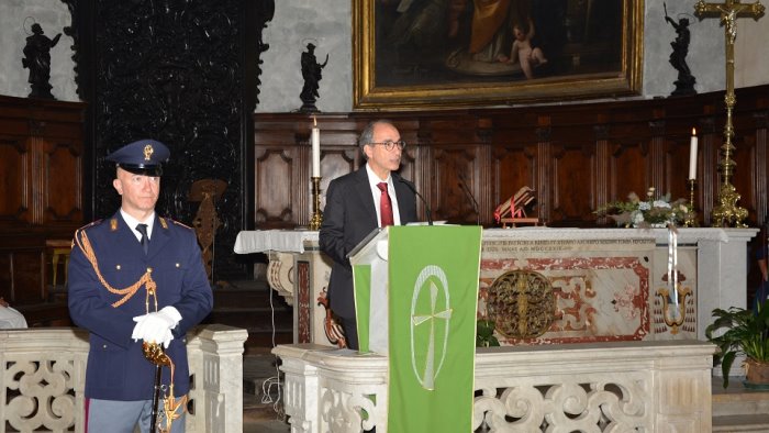 san michele arcangelo la polizia celebra il patrono