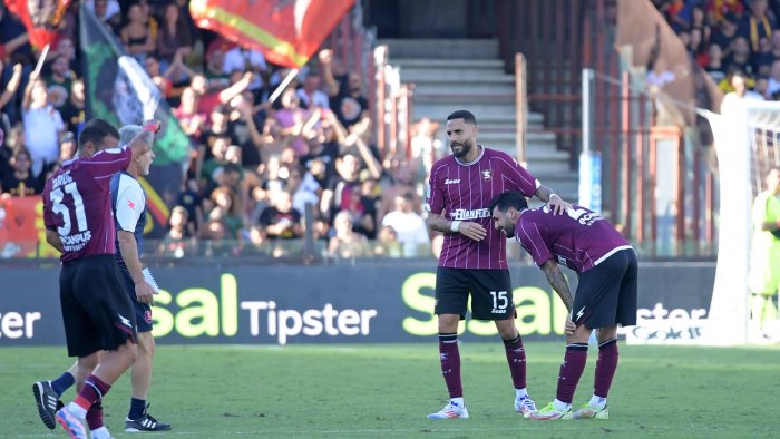 salernitana smarrita la via del gol e preoccupa il nervosismo dell ambiente