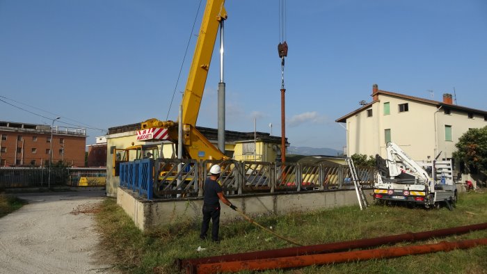 da stamane senz acqua a benevento ecco perche e le foto dei lavori