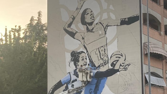 ecco il murales dedicato alle campionesse del volley