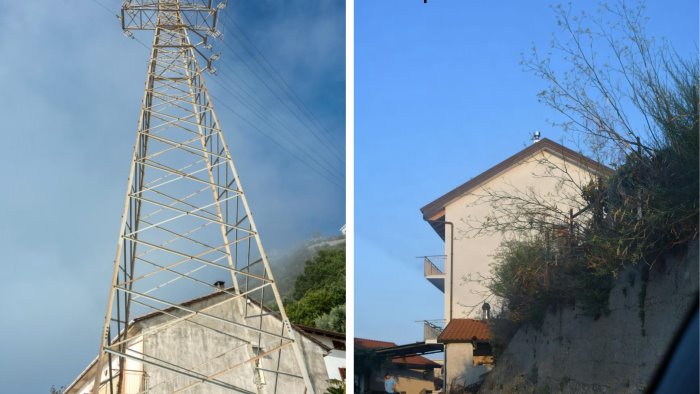 amalfi eliminati i tralicci tra tovere e vettica minore